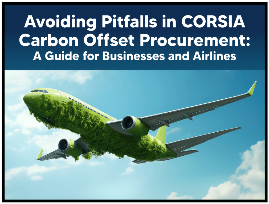 Avoiding Pitfalls in CORSIA Carbon Offset Procurement: A Guide for Businesses and Airlines