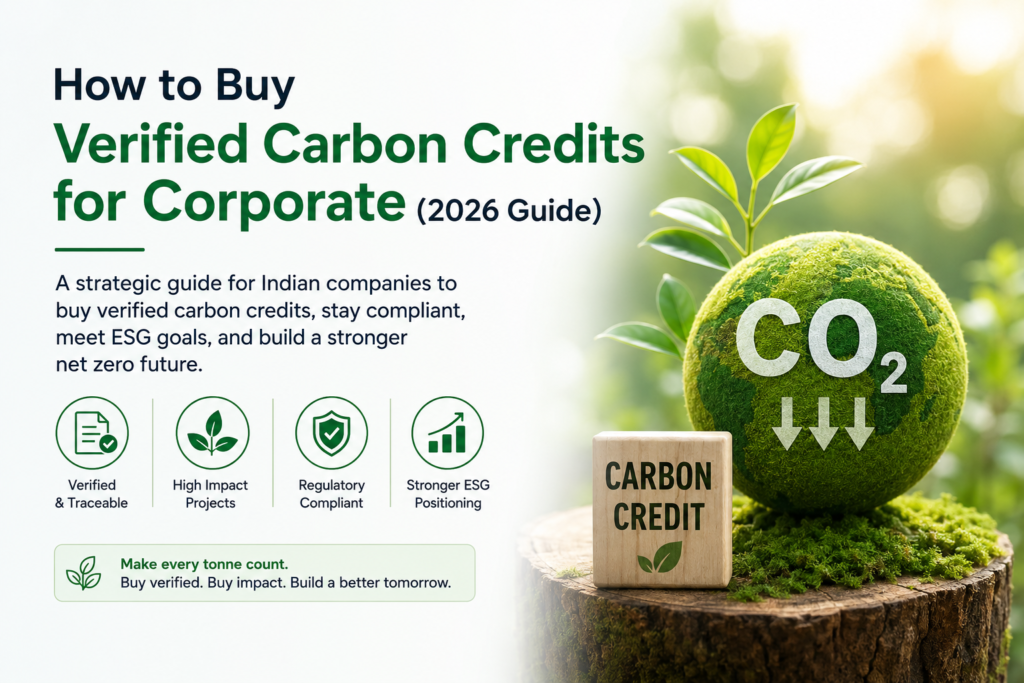 How to Buy Verified Carbon Credits for Corporate (2026 Guide)